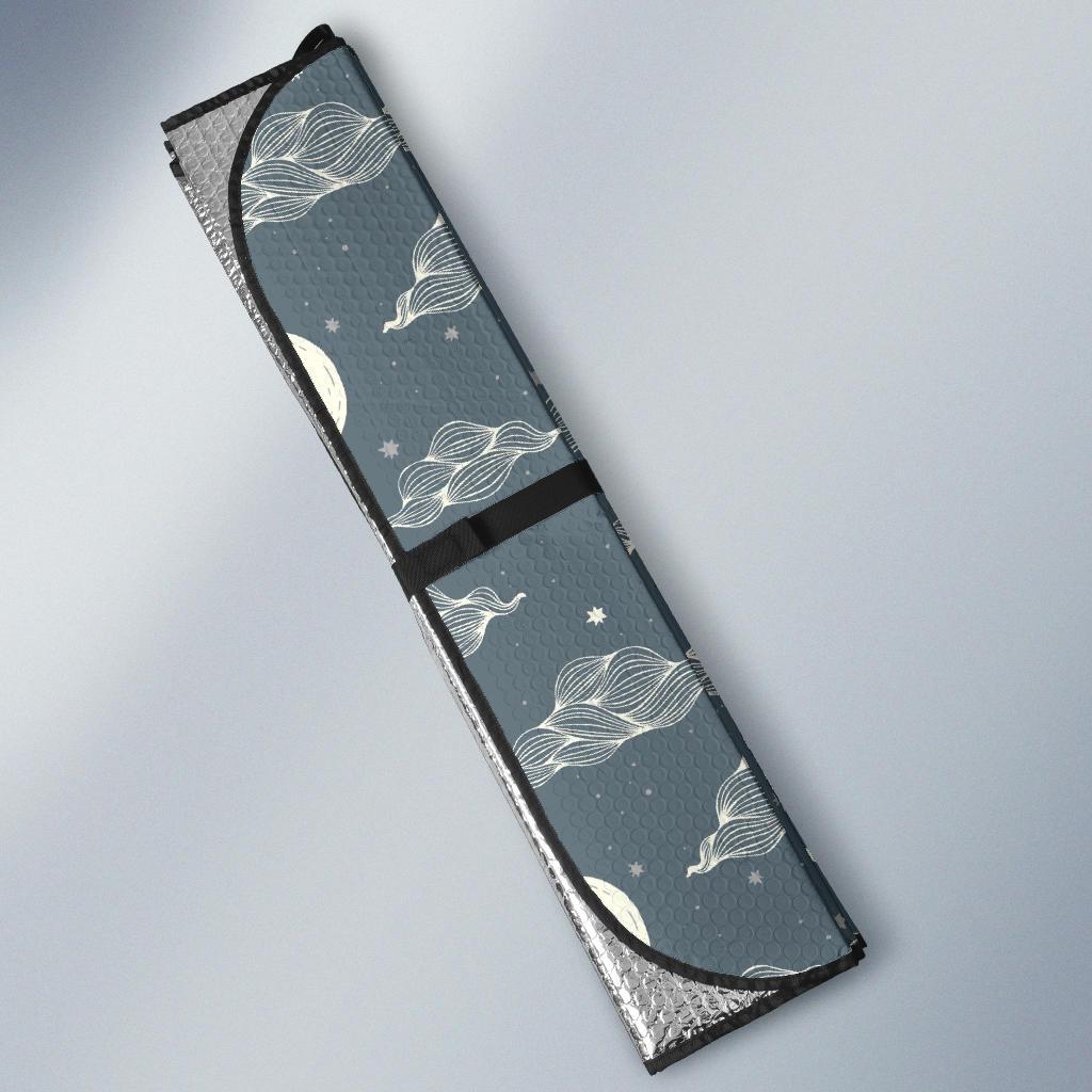 Moon Print Pattern Car Sun Shade-grizzshop