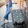 Moon Print Pattern Luggage Cover Protector-grizzshop