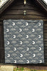 Moon Print Pattern Quilt-grizzshop