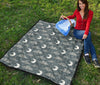 Moon Print Pattern Quilt-grizzshop