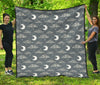 Moon Print Pattern Quilt-grizzshop