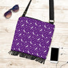 Moon Purple Pattern Print Crossbody bags-grizzshop