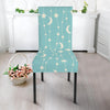 Moon Star Pattern Print Chair Cover-grizzshop