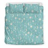 Moon Star Pattern Print Duvet Cover Bedding Set-grizzshop