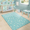 Moon Star Pattern Print Floor Mat-grizzshop