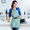 Moon Star Pattern Print Women's Apron-grizzshop