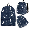 Moon Star Print Pattern Backpack-grizzshop