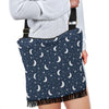 Moon Star Print Pattern Crossbody bags-grizzshop