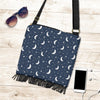 Moon Star Print Pattern Crossbody bags-grizzshop