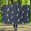 Load image into Gallery viewer, Moon Star Print Pattern Hooded Blanket-grizzshop