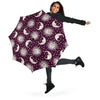 Moon Sun Celestial Pattern Print Automatic Foldable Umbrella-grizzshop