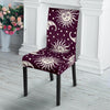 Moon Sun Celestial Pattern Print Chair Cover-grizzshop