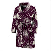 Moon Sun Celestial Pattern Print Men Long Robe-grizzshop