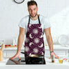 Moon Sun Celestial Pattern Print Men's Apron-grizzshop