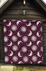 Moon Sun Celestial Pattern Print Quilt-grizzshop