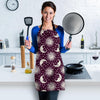 Moon Sun Celestial Pattern Print Women's Apron-grizzshop