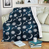 Moon Sun Pattern Print Blanket-grizzshop