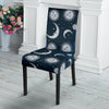 Moon Sun Pattern Print Chair Cover-grizzshop