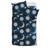 Moon Sun Pattern Print Duvet Cover Bedding Set-grizzshop