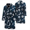 Moon Sun Pattern Print Men Long Robe-grizzshop