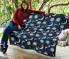 Moon Sun Pattern Print Quilt-grizzshop