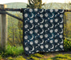 Moon Sun Pattern Print Quilt-grizzshop