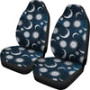 Moon Sun Pattern Print Universal Fit Car Seat Covers-grizzshop