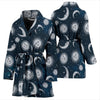 Moon Sun Pattern Print Women Long Robe-grizzshop