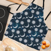 Moon Sun Pattern Print Women's Apron-grizzshop