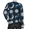 Moon Sun Pattern Print Women's Sweatshirt-grizzshop