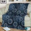 Moon Sun Print Pattern Blanket-grizzshop