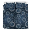 Moon Sun Print Pattern Duvet Cover Bedding Set-grizzshop