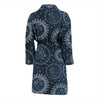 Moon Sun Print Pattern Men Long Robe-grizzshop