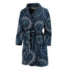 Moon Sun Print Pattern Men Long Robe-grizzshop