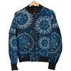 Moon Sun Print Pattern Men's Bomber Jacket-grizzshop