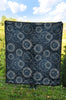 Moon Sun Print Pattern Quilt-grizzshop