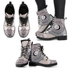 Moon and Star Women's Leather Boots-grizzshop