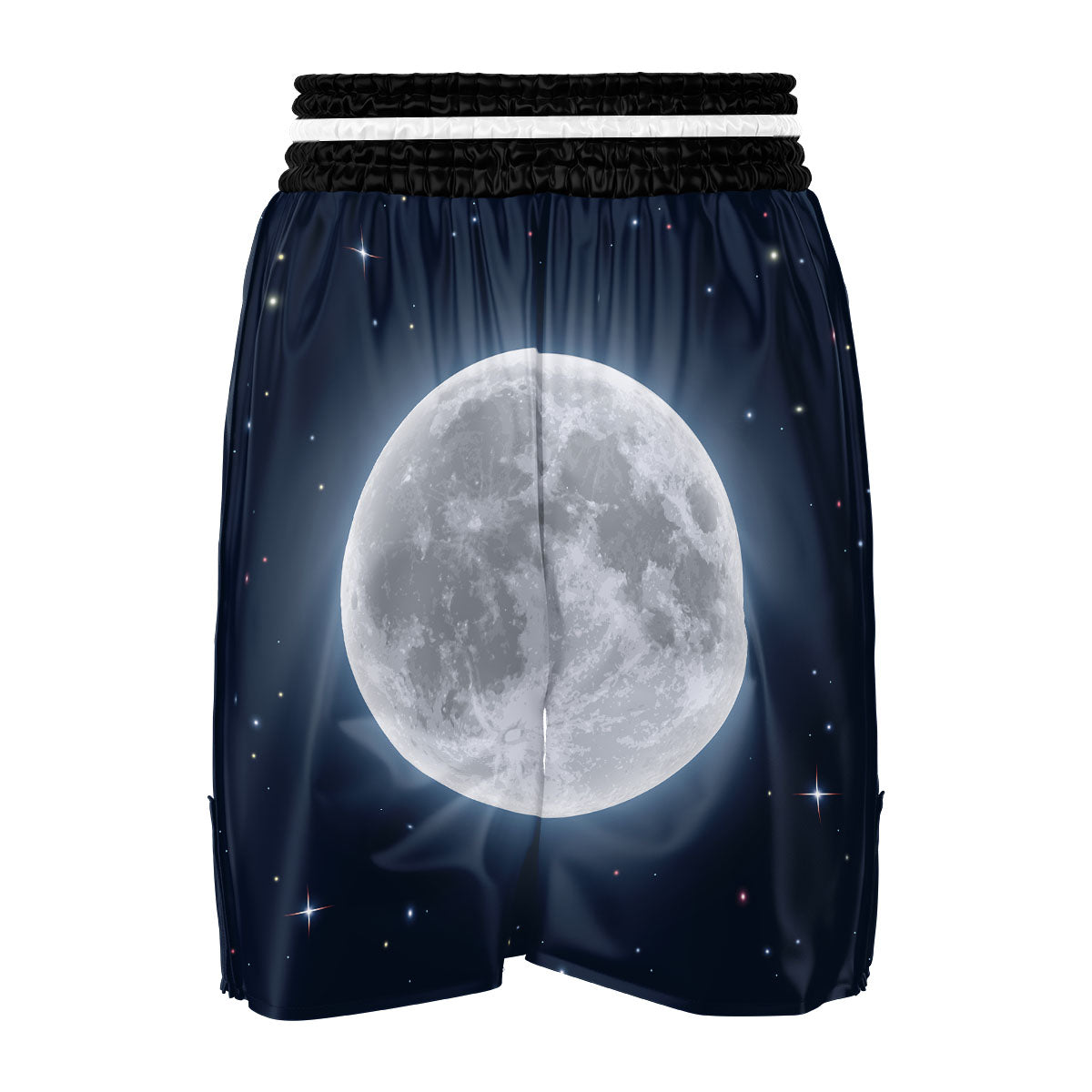 Moonlight And Night Sky Print Boxing Shorts-grizzshop