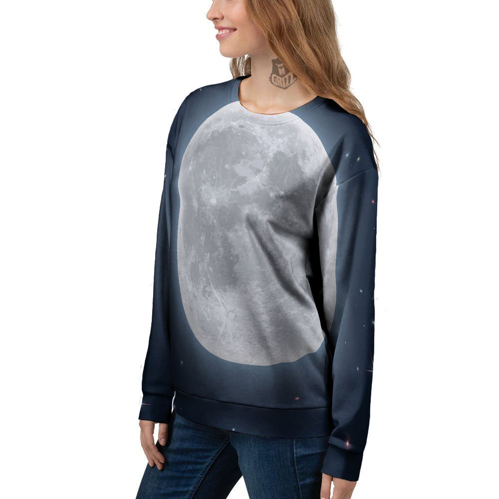 Moonlight And Night Sky Print Women's Sweatshirt-grizzshop