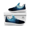 Moonlight And The Sea Print White Athletic Shoes-grizzshop