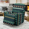 Moose Christmas Tree Pattern Print Recliner Cover-grizzshop