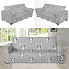 Moose Pattern Print Sofa Covers-grizzshop