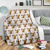 Moose Print Pattern Blanket-grizzshop