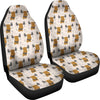 Moose Print Pattern Universal Fit Car Seat Cover-grizzshop