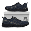 Mosaic Bird Pattern Black Sneaker-grizzshop