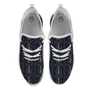 Mosaic Bird Pattern White Athletic Shoes-grizzshop