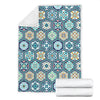 Mosaic Pattern Print Blanket-grizzshop