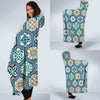 Mosaic Pattern Print Hooded Blanket-grizzshop