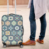 Mosaic Pattern Print Luggage Cover Protector-grizzshop