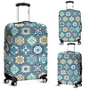 Mosaic Pattern Print Luggage Cover Protector-grizzshop